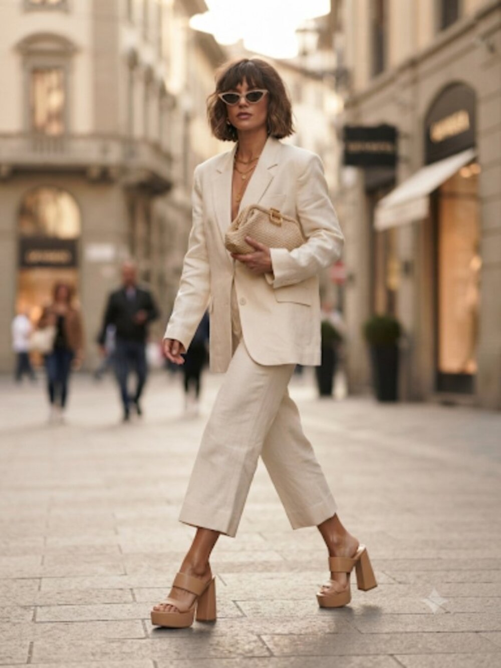 Platform Nude/Tan  Sandals